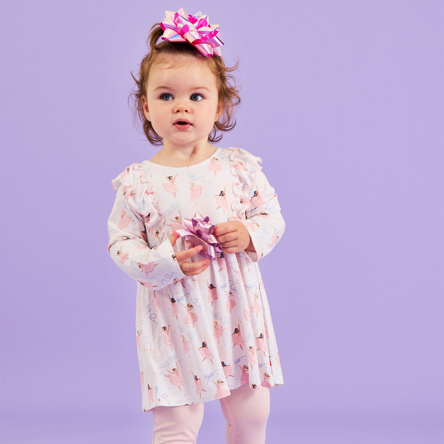 Magnetic Kids Dress & Legging Set