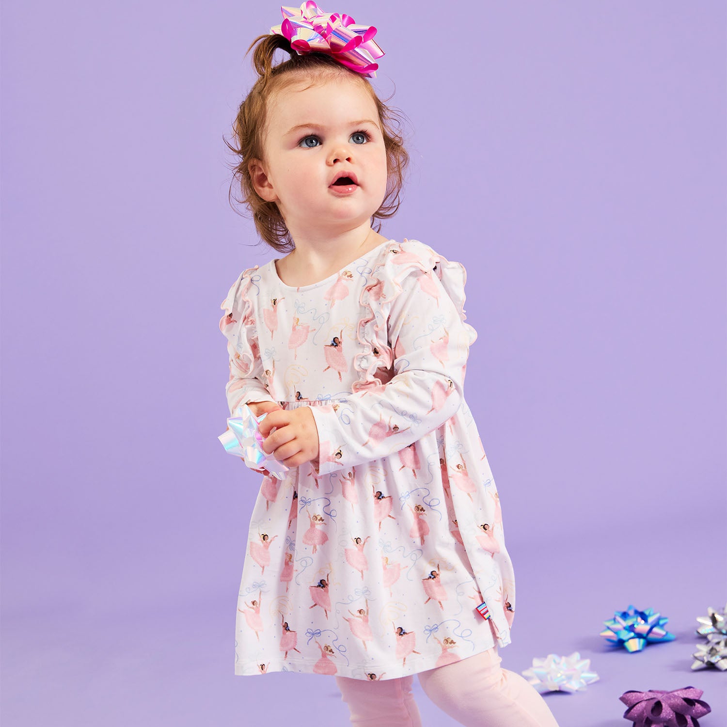 Magnetic Kids Dress & Legging Set