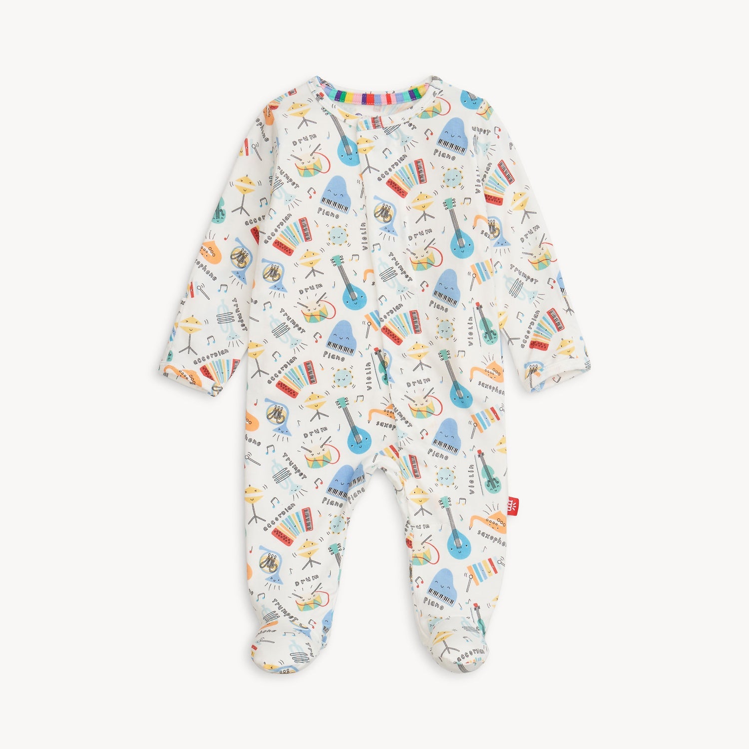 Magnetic Me White Serene Safari Footie