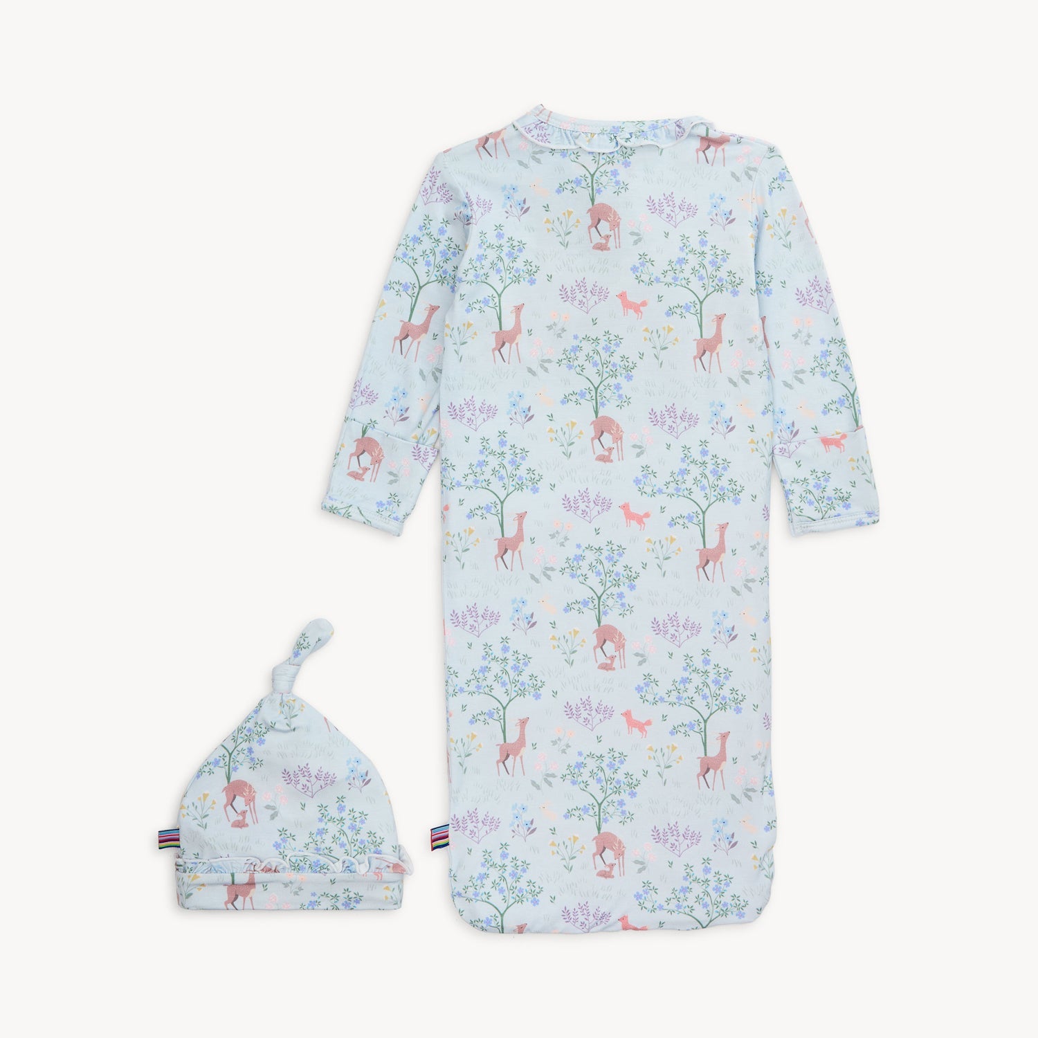Magnetic Gown & Hat Set with Ruffle