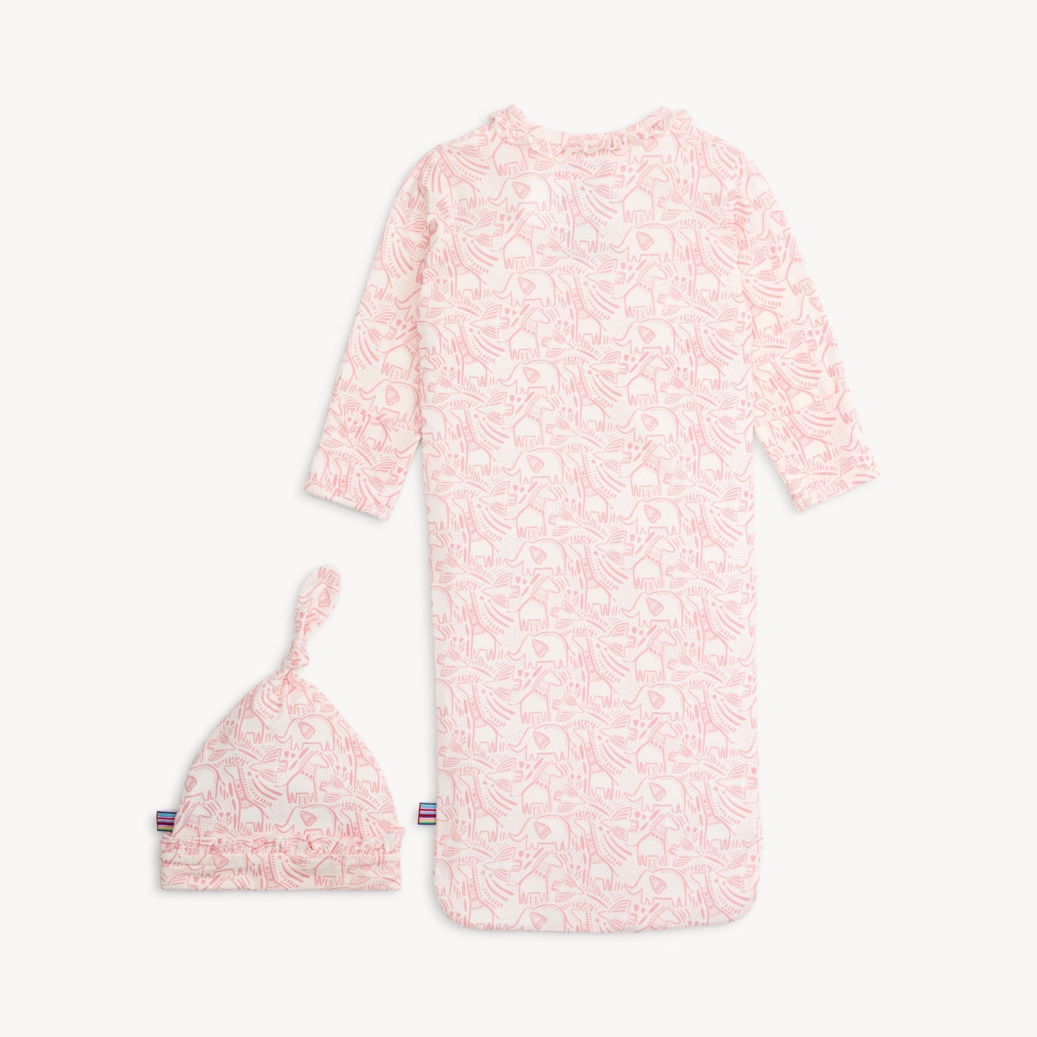 Magnetic Gown & Hat Set with Ruffle