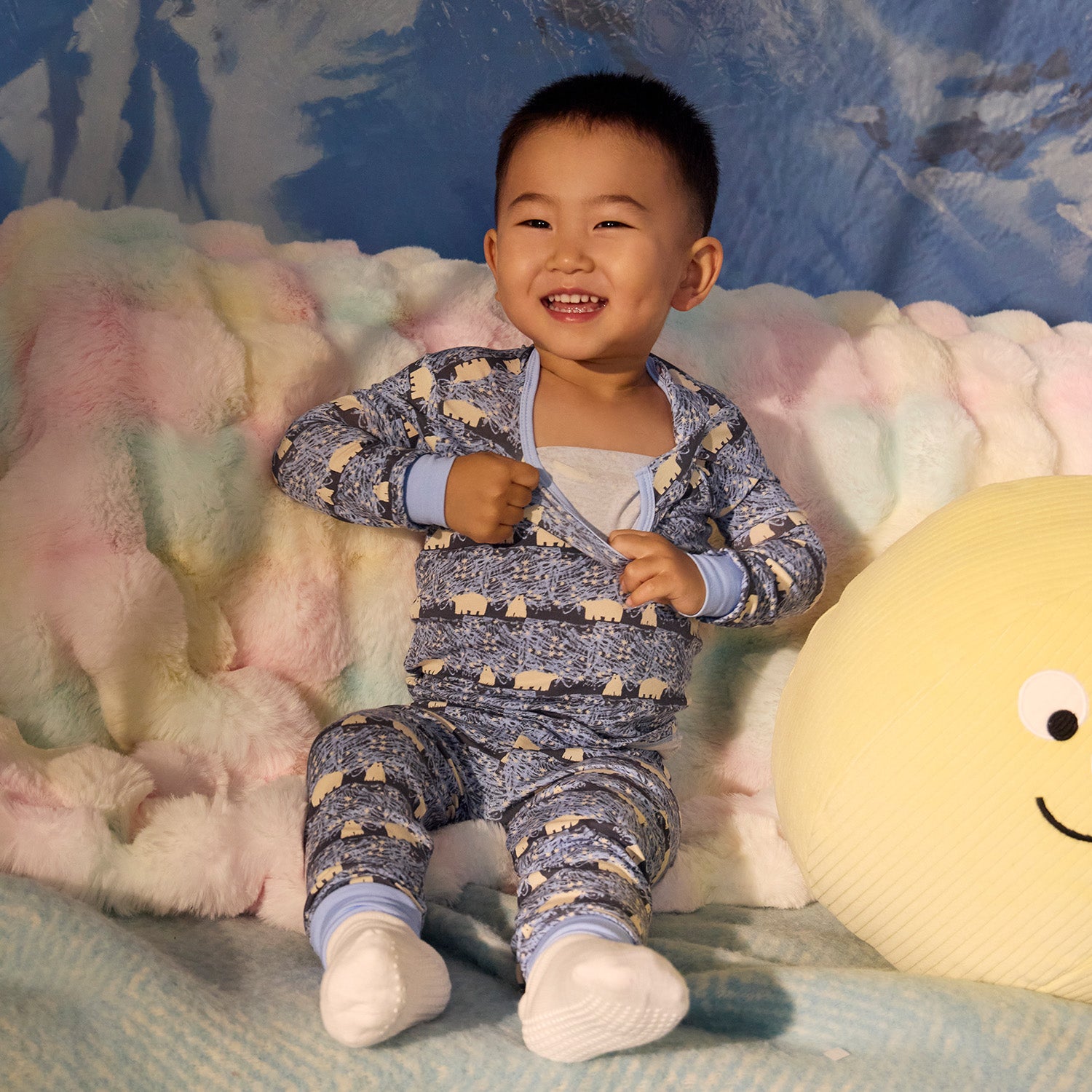 Magnetic Me magnetic pj set with magnetic closures down the front, view 4