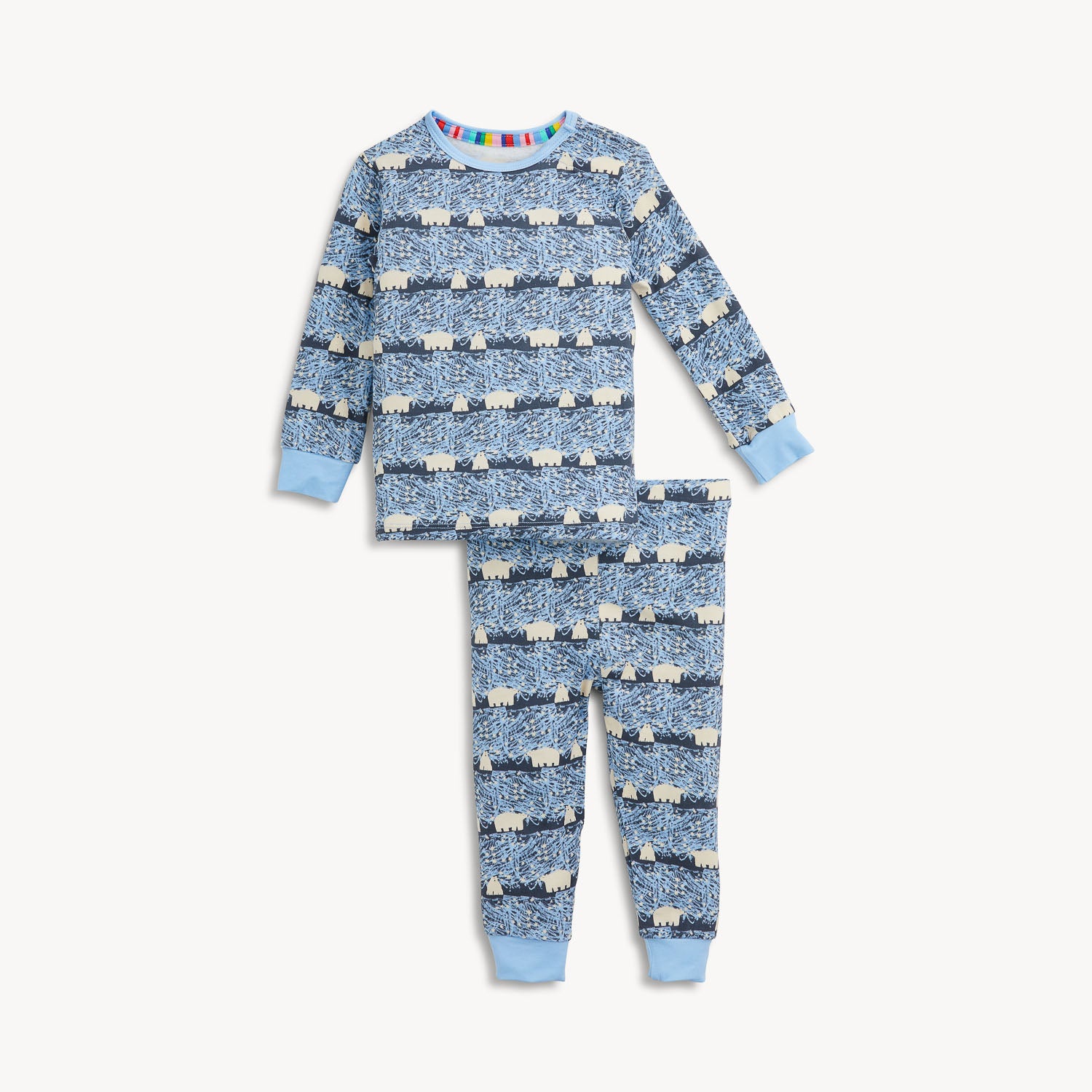 Magnetic Me magnetic pj set with magnetic closures down the front, front view