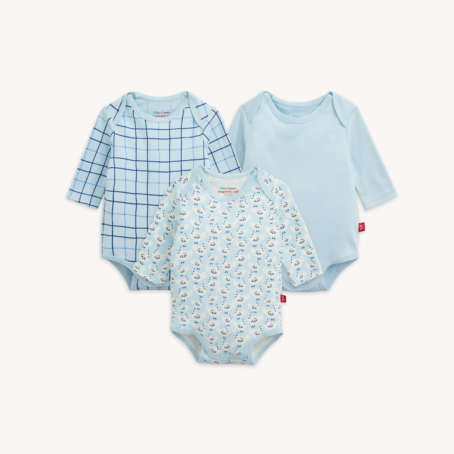 Magnetic 3-Pack Bodysuit