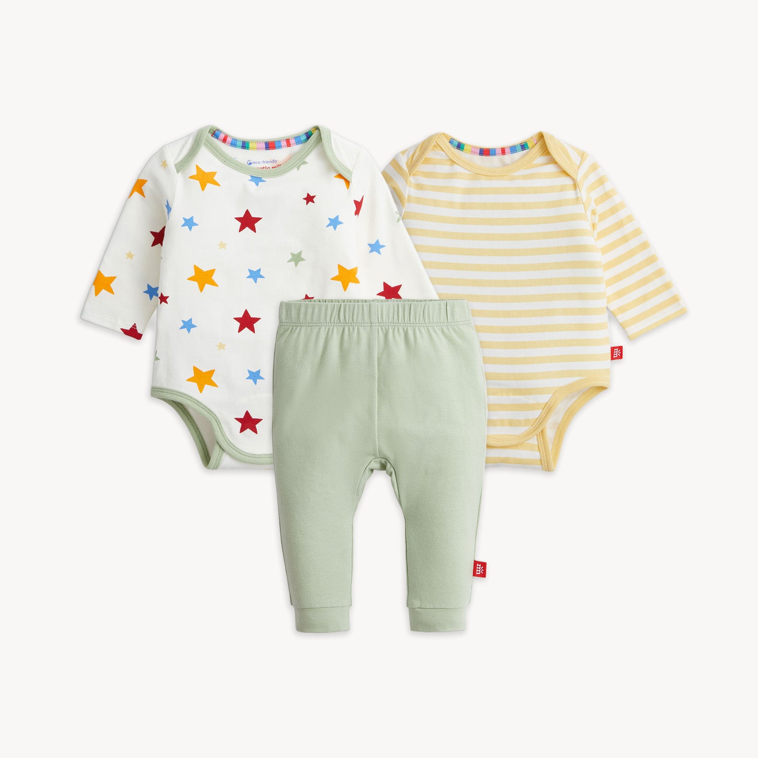Magnetic 3-Pack Bodysuit & Pant
