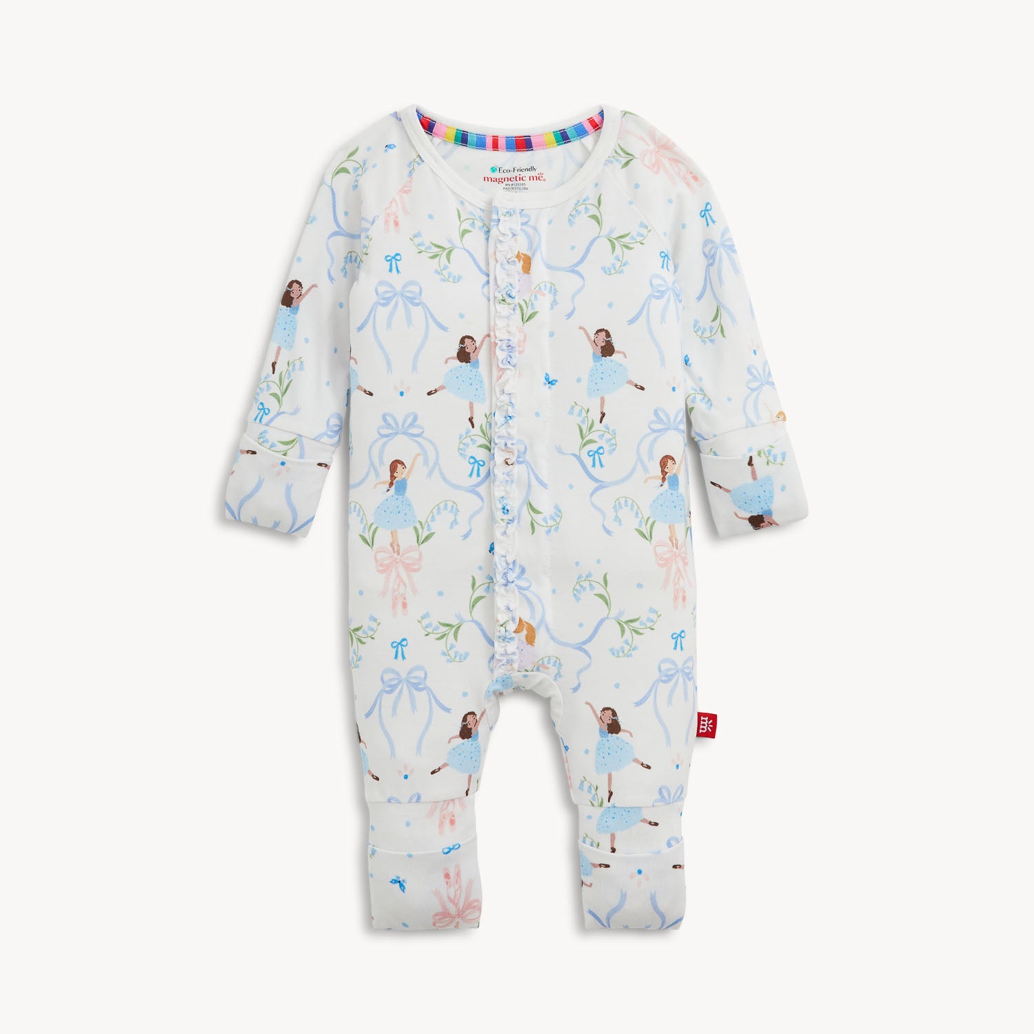 Magnetic Me magnetic convertible coverall with magnetic closures down the front, view 5