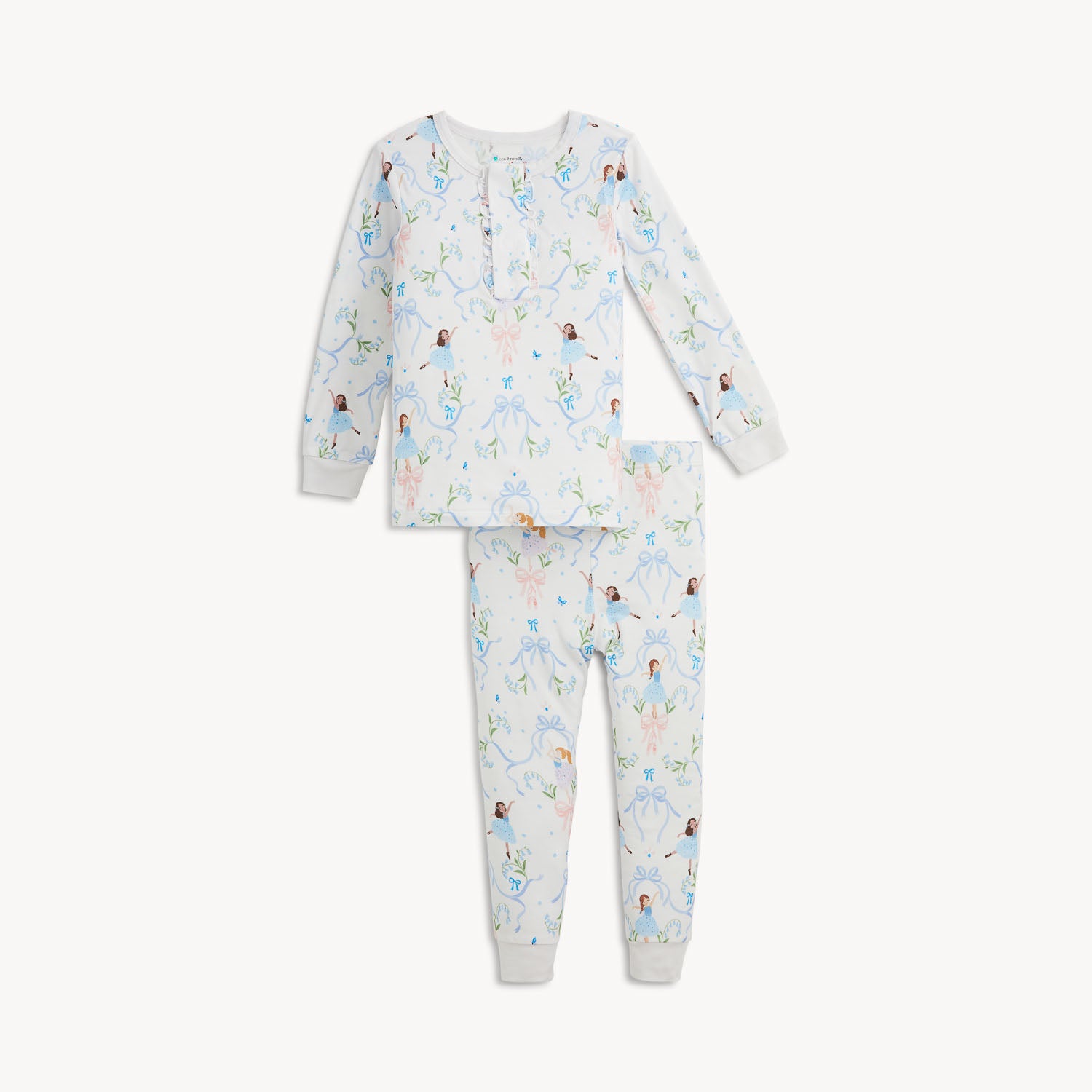 Magnetic Me magnetic pj set with magnetic closures down the front, front view