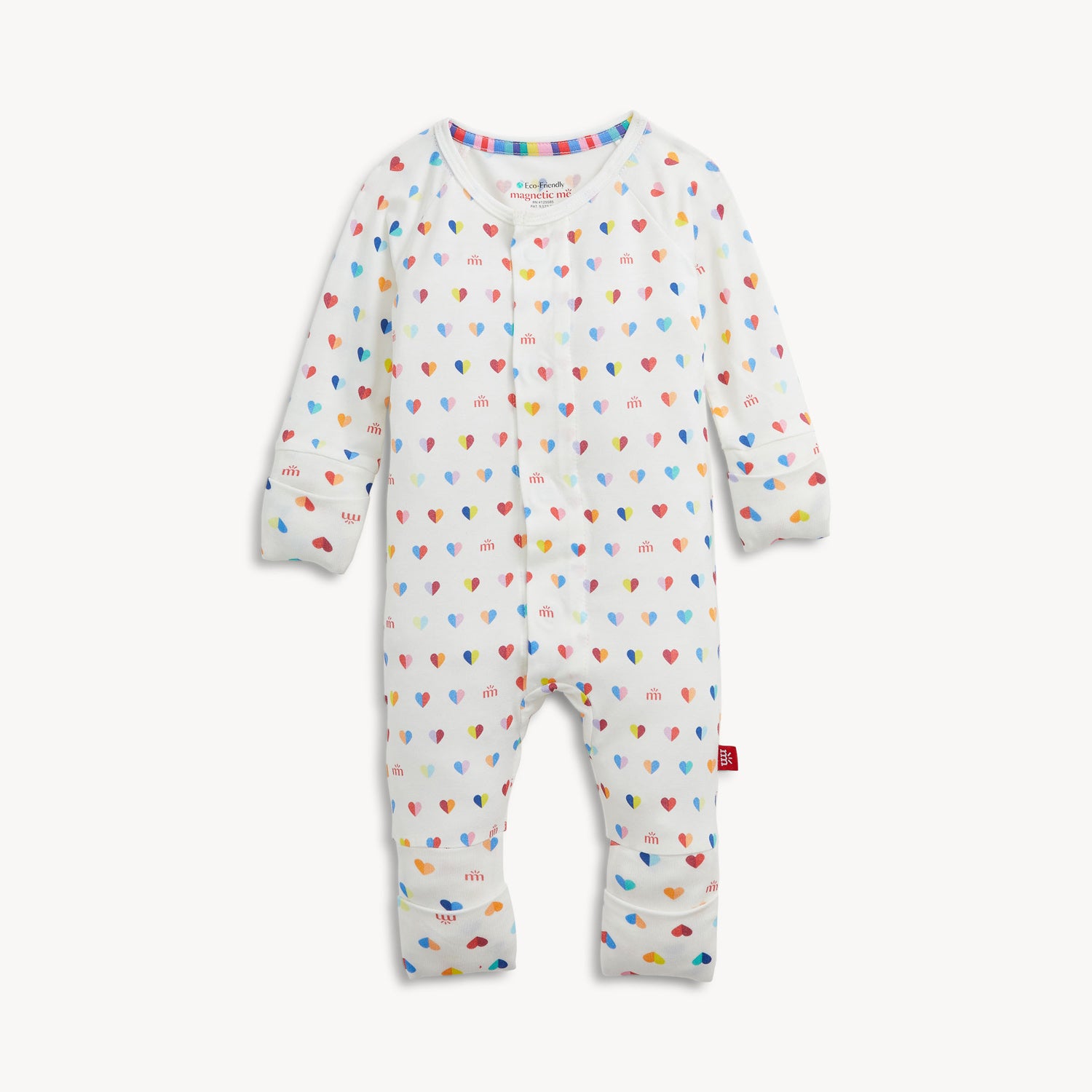 Magnetic Me magnetic convertible coverall with magnetic closures down the front, view 3