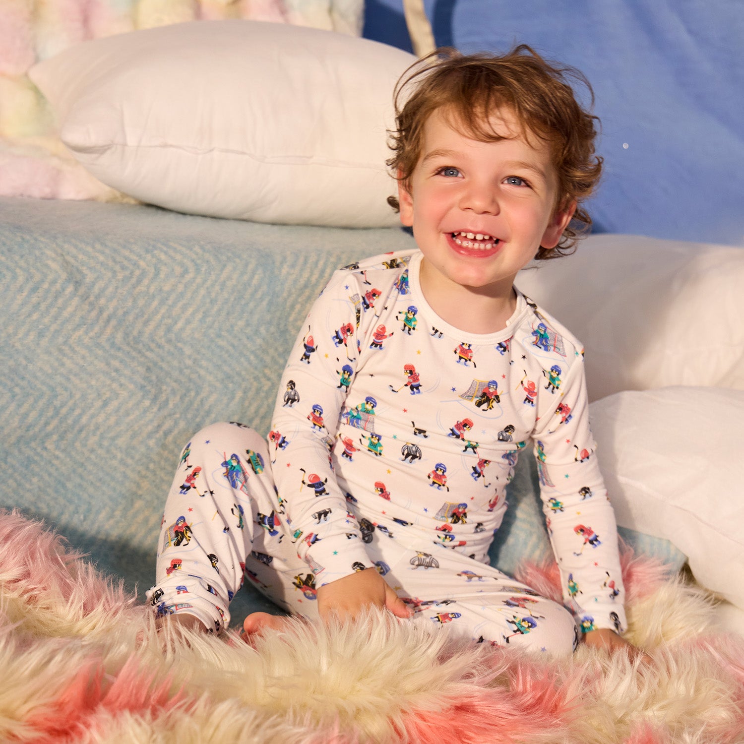 Magnetic Me magnetic pj set with magnetic closures down the front, view 2