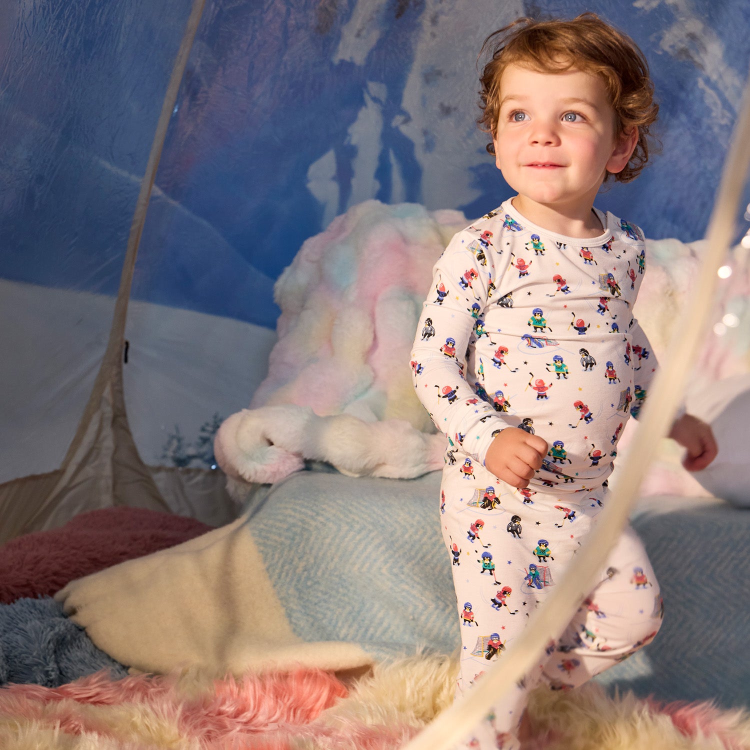 Magnetic Me magnetic pj set with magnetic closures down the front, view 4