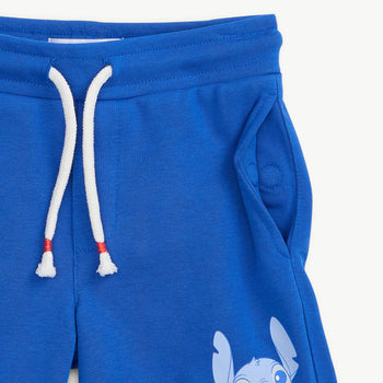 Stitch blue cotton magnetic shorts