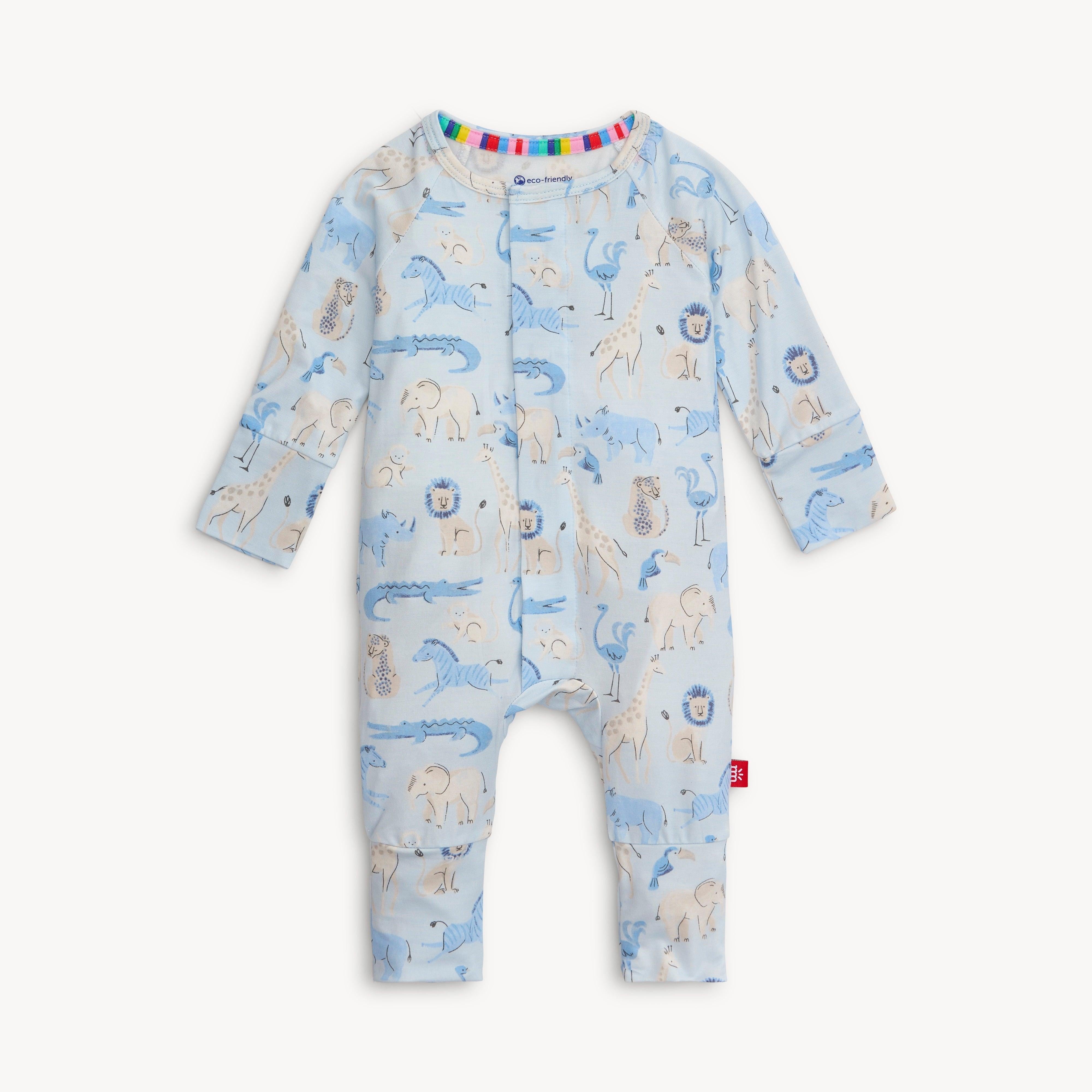 jungle jazz modal magnetic grow with me convertible coverall - re-loved