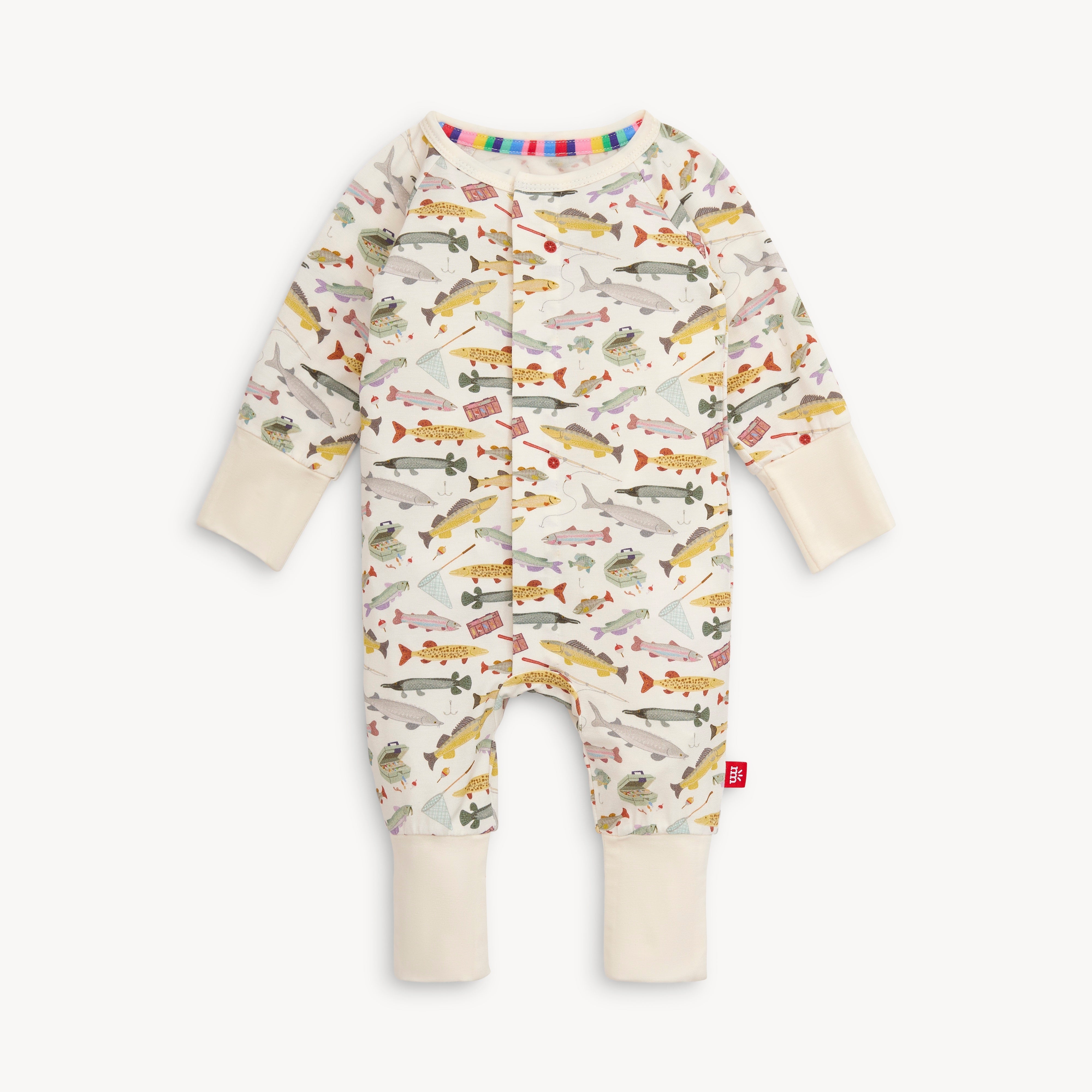 reel good time modal magnetic grow with me convertible coverall - re-loved