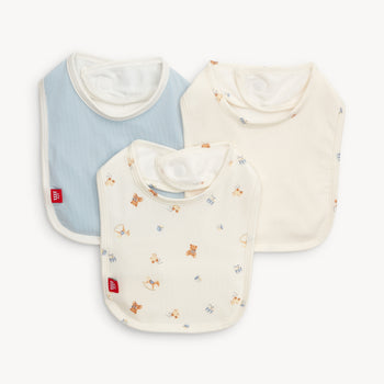 lullaby lane modal magnetic stay dry infant bib 3-pack