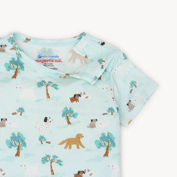 central bark modal magnetic no drama pajama short sleeve short set