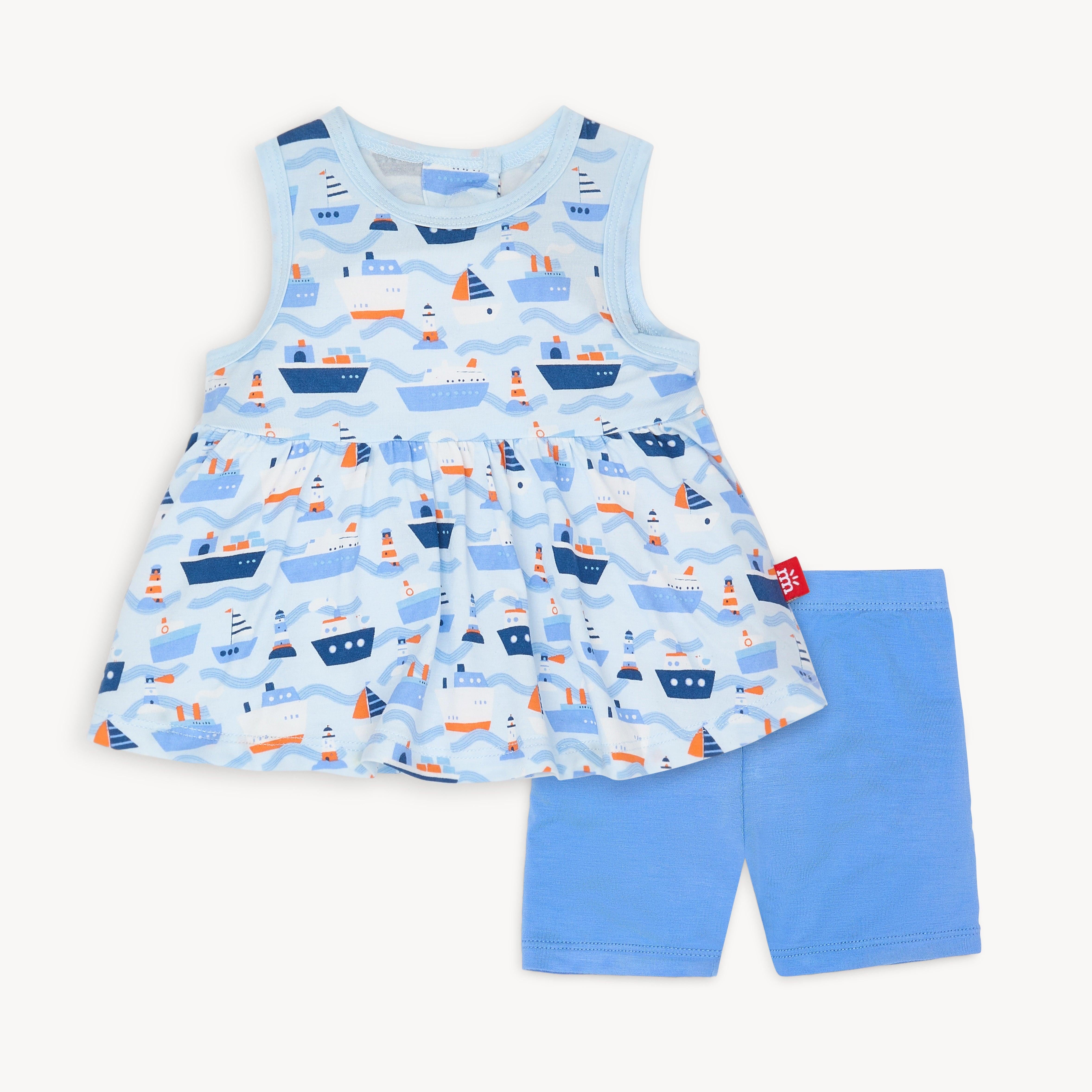 Magnetic Top & Bike Short Set - re-loved