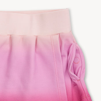 pink ombre cotton magnetic tennis skort