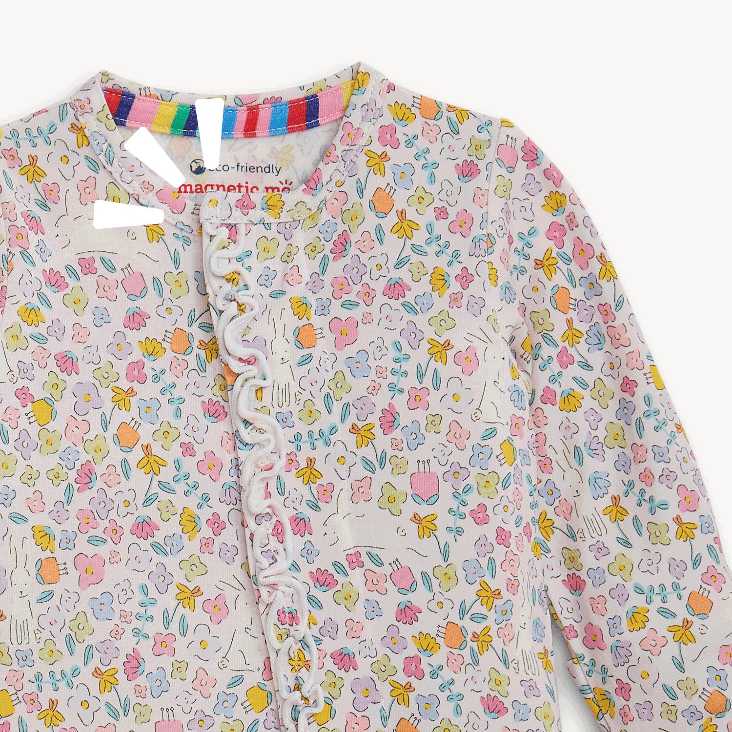 Magnetic Ruffle Convertible Coverall