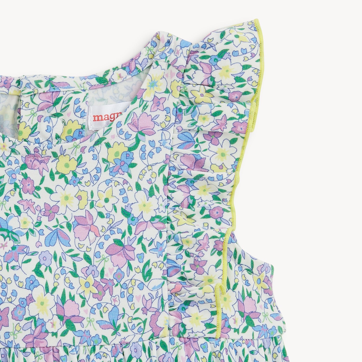 Magnetic Ruffle Bubble Romper