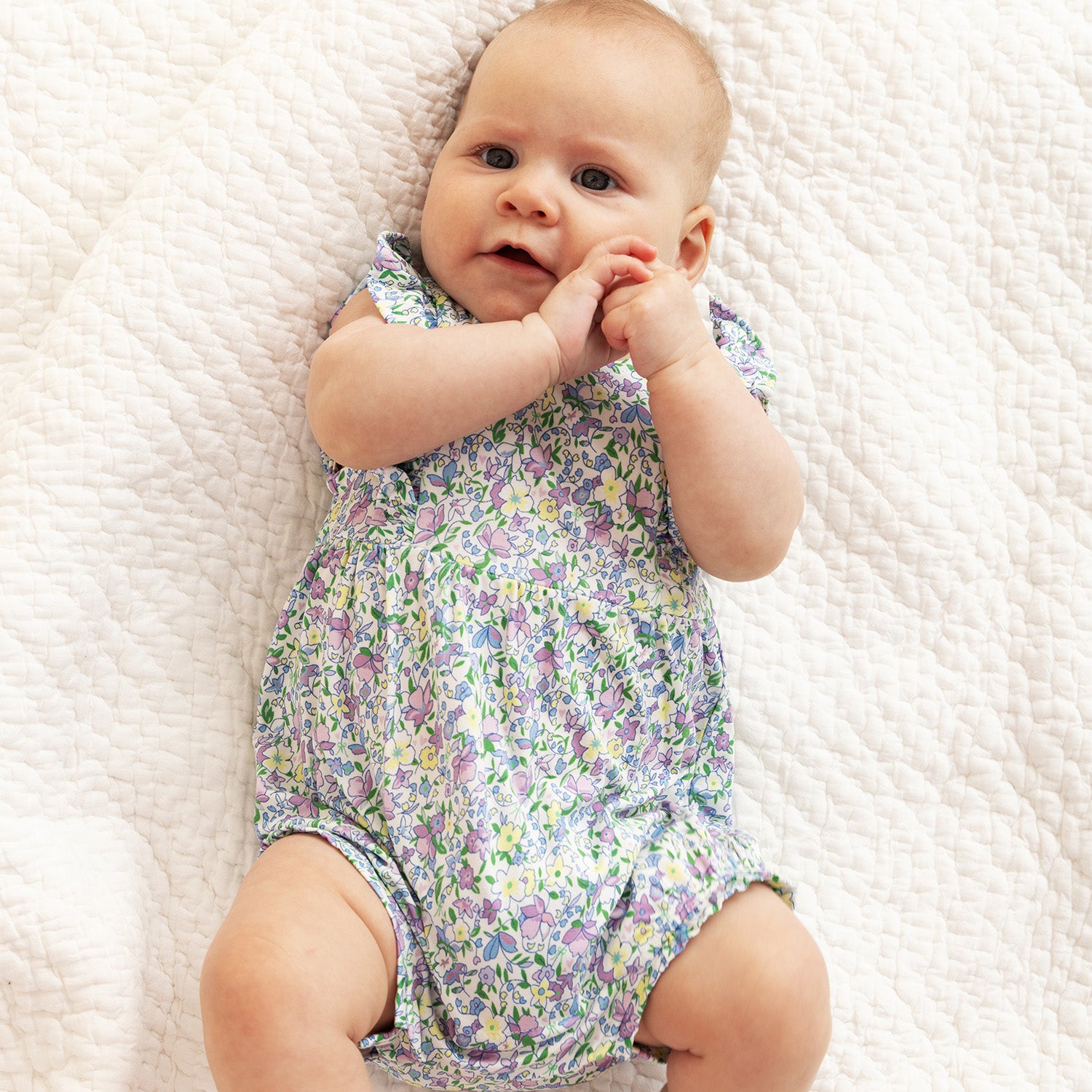 Magnetic Ruffle Bubble Romper