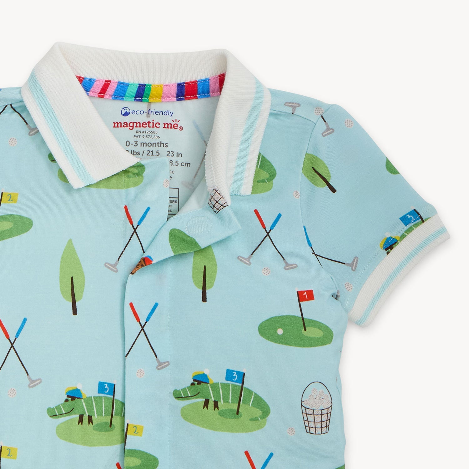 Magnetic Polo Romper