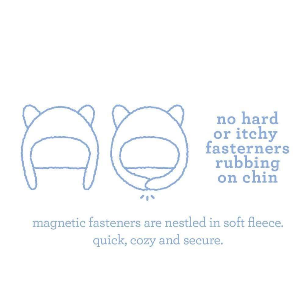 Raspberry Fleece Magnetic Hat