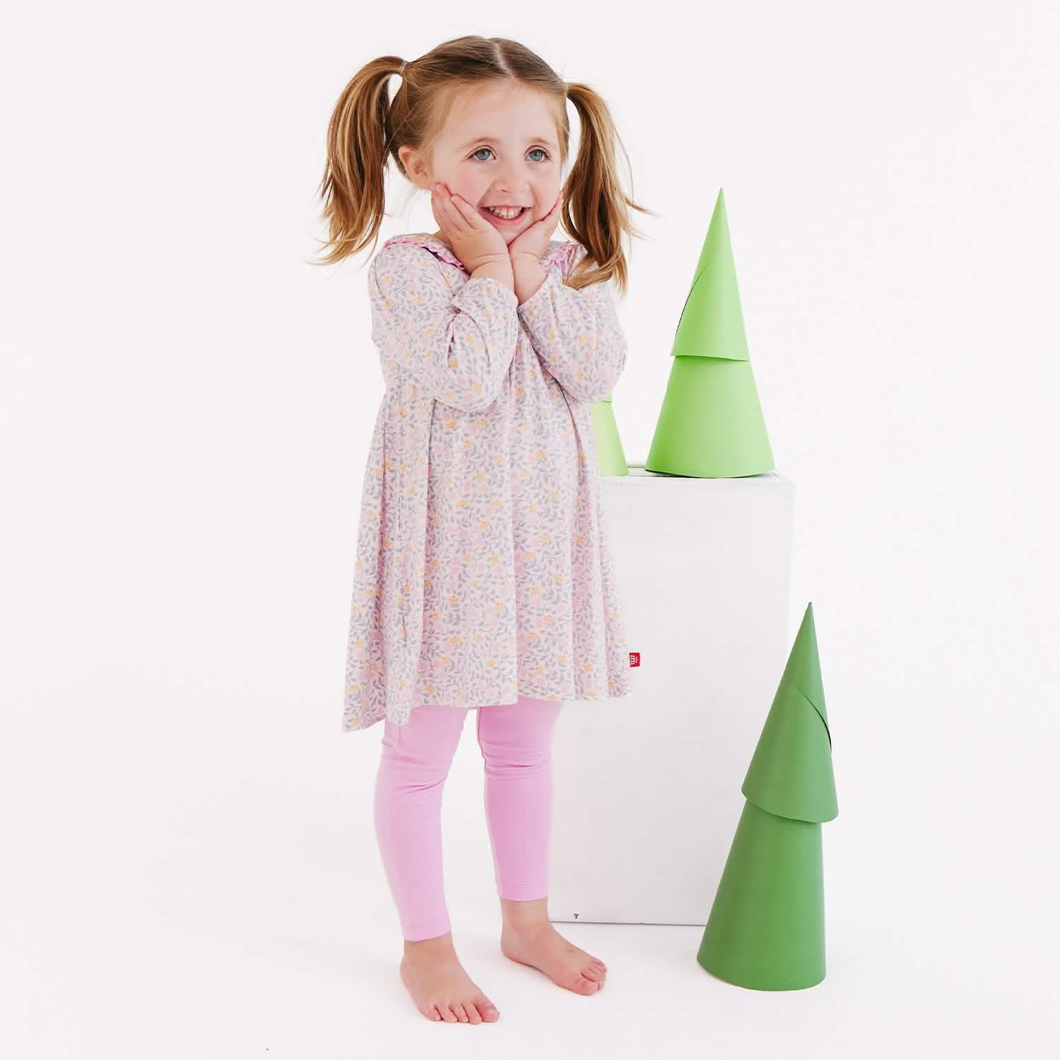 amelia modal magnetic easy peasy dress + legging set