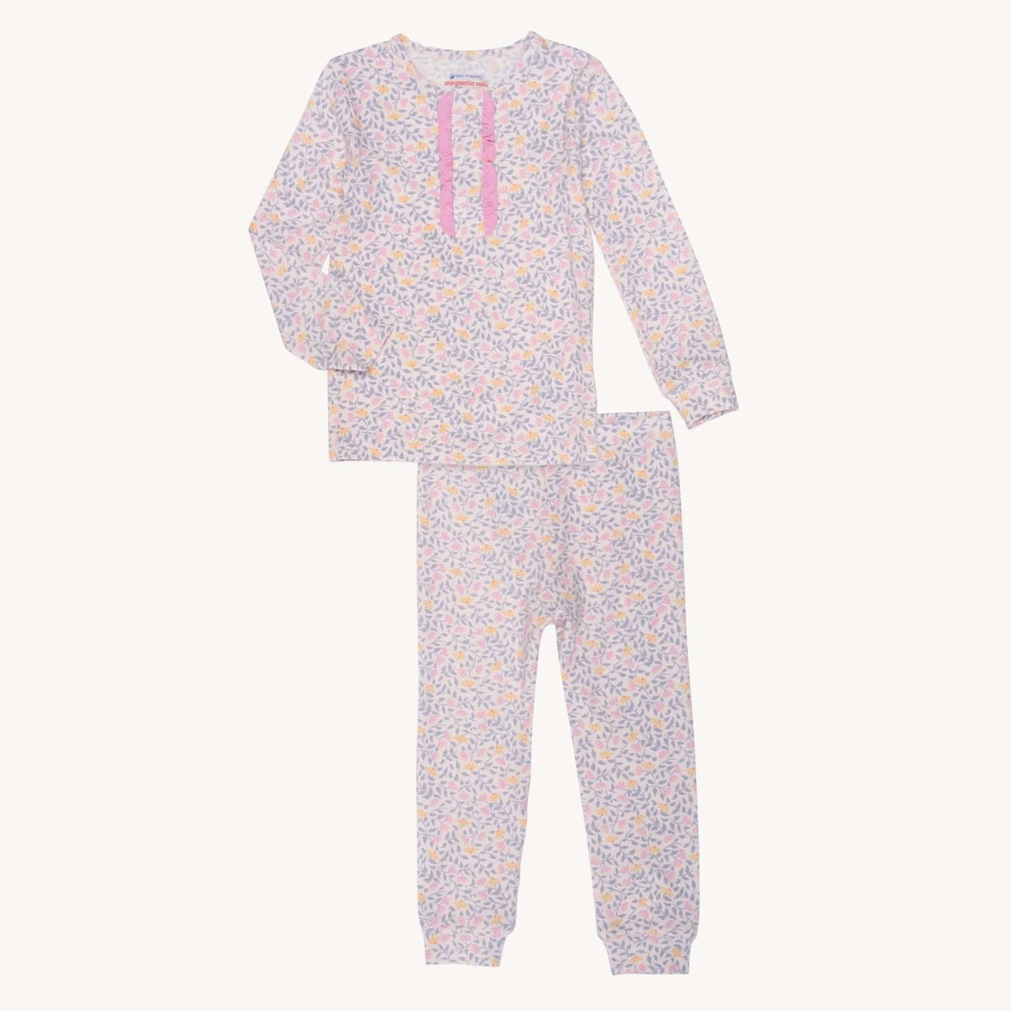 amelia modal magnetic no drama pajama kids long sleeve set