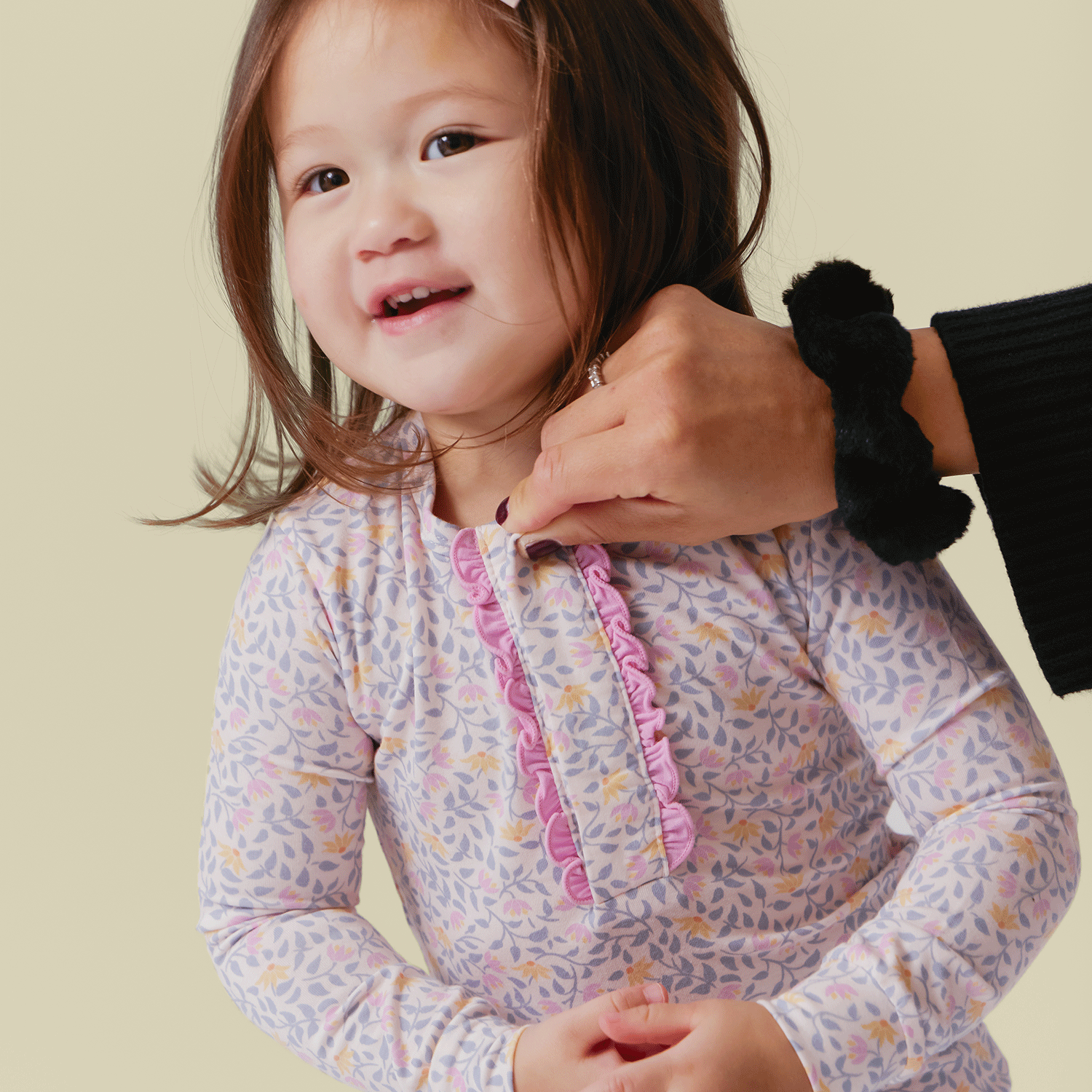 amelia modal magnetic no drama pajama kids long sleeve set