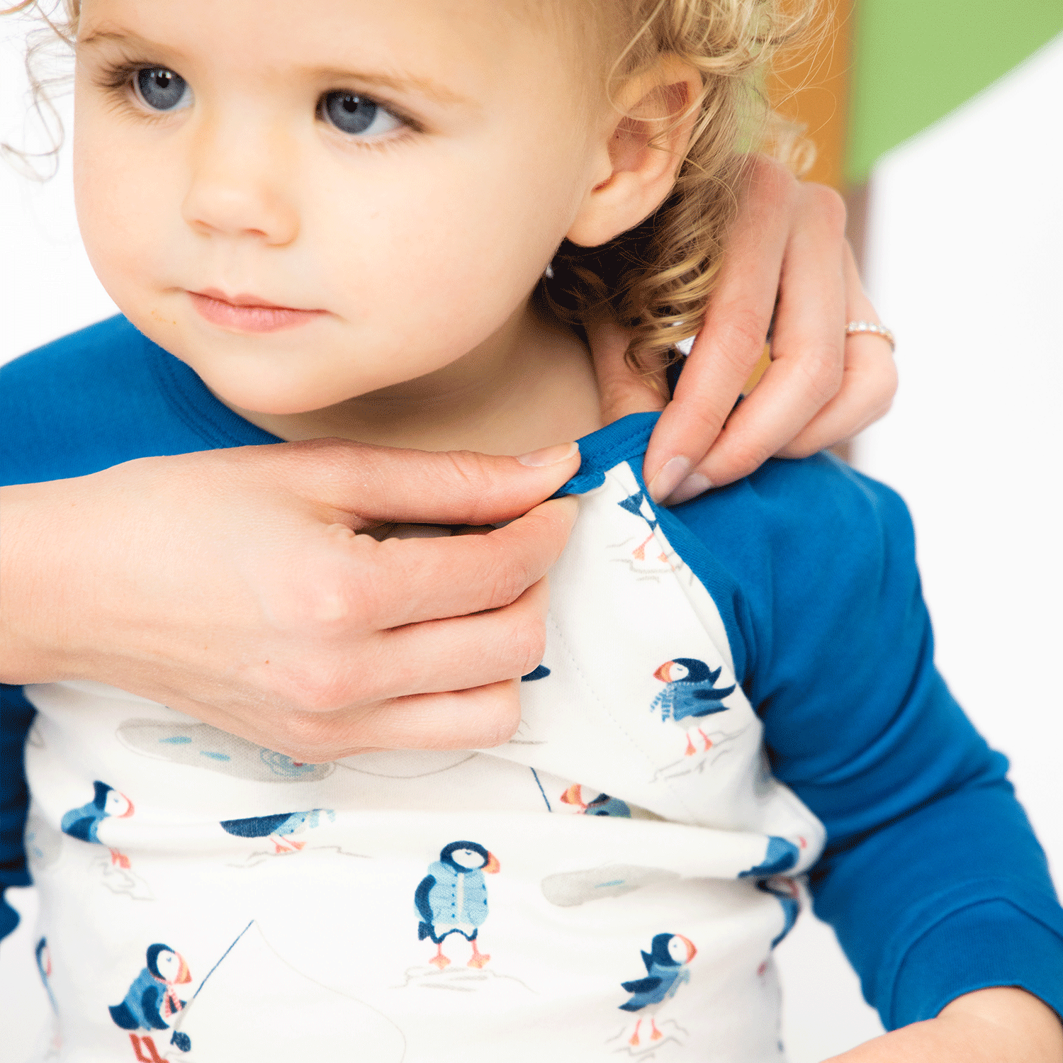 amelia modal magnetic no drama pajama toddler long sleeve set