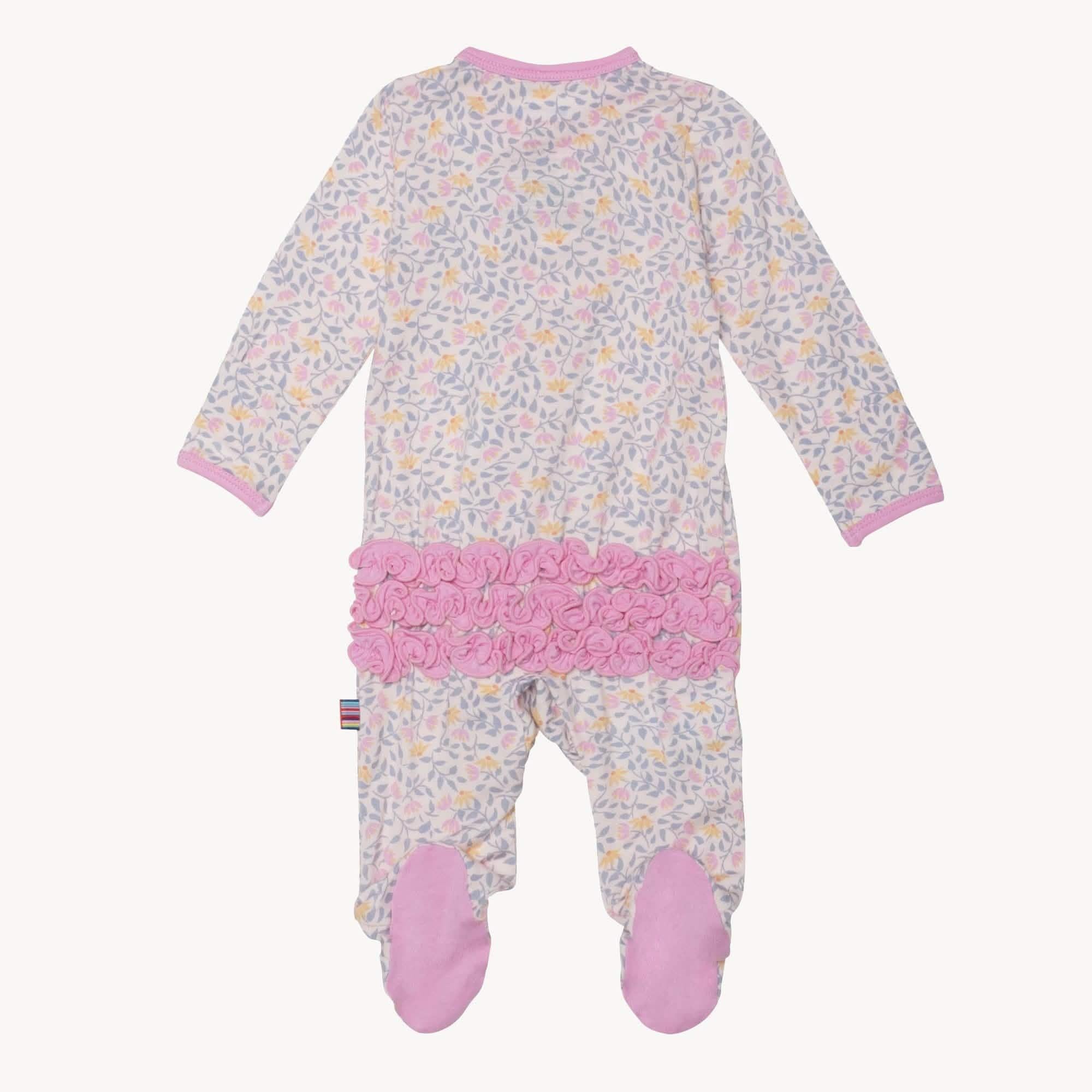 amelia modal magnetic parent favorite footie with ruffle - re-loved