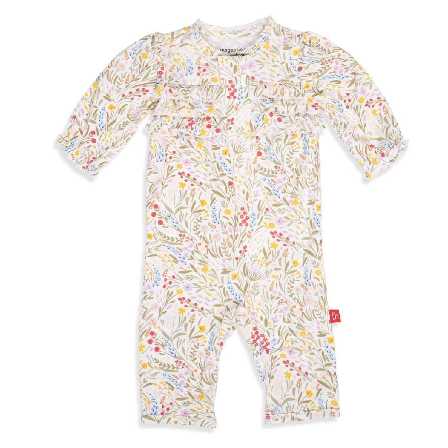 ashleigh modal magnetic ruffle coverall - re-loved