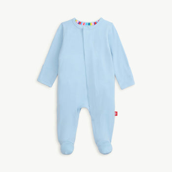 baby blue modal magnetic parent favorite footie