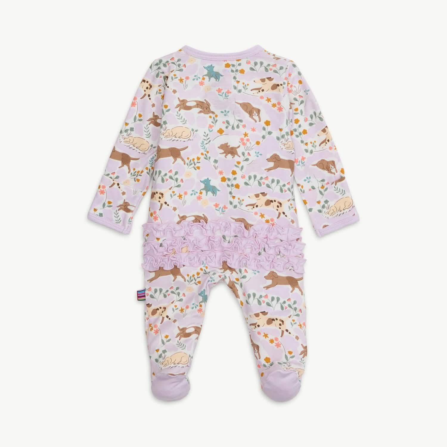 best fur end modal magnetic parent favorite footie with ruffle