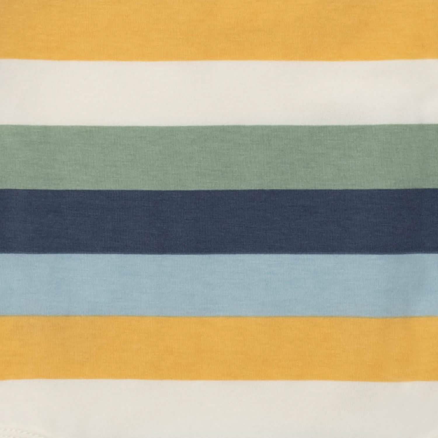 big multi stripe blue cloudstretch™ magnetic toddler pajama set