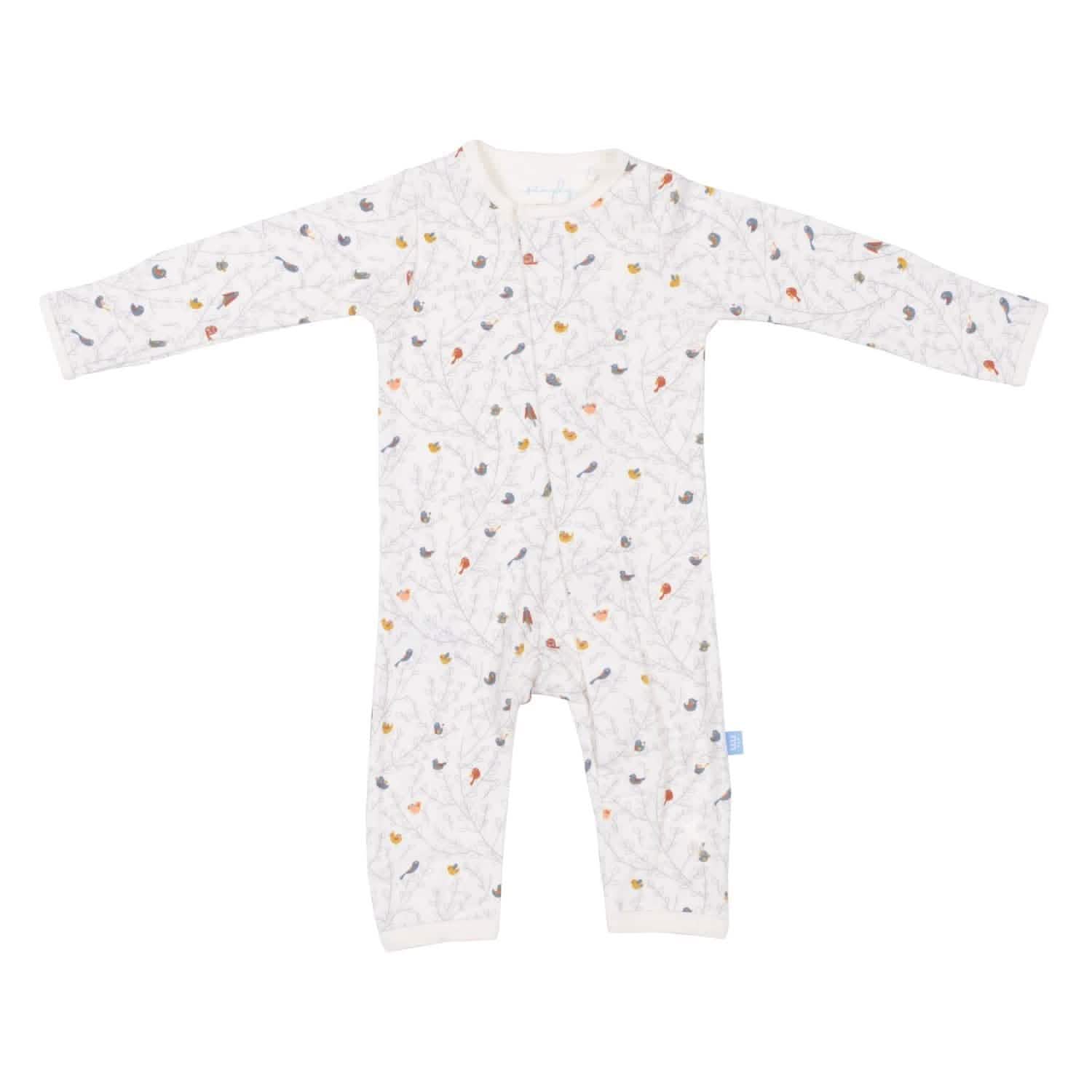 bird song organic cotton magnetic coverall - re-loved