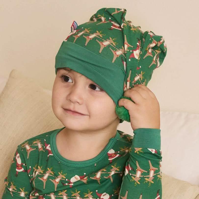 christmas can can modal pom pom hat | baby