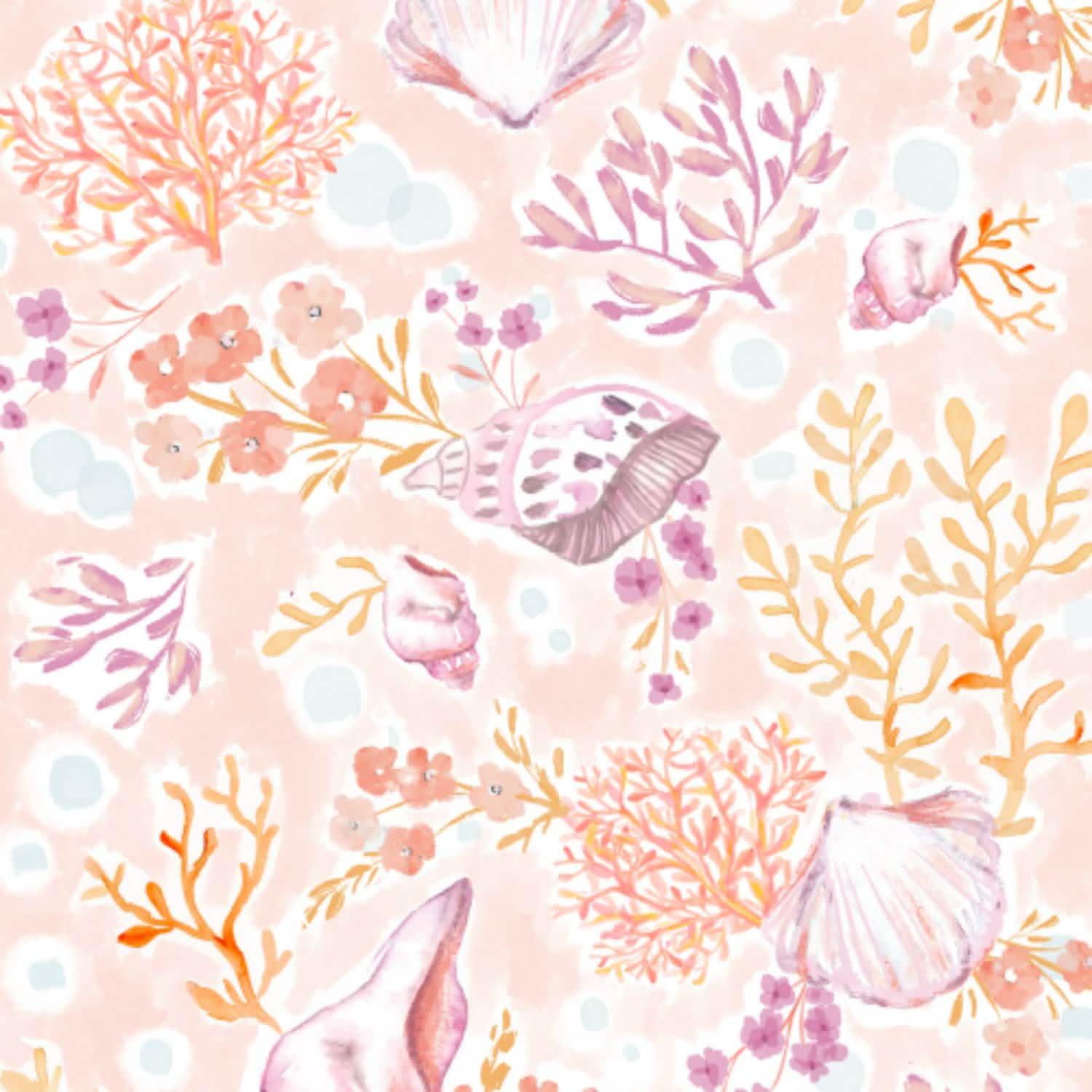 coral floral RightFit™ magnetic parent favorite footie - re-loved