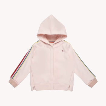 crystal pink cotton magnetic hoodie