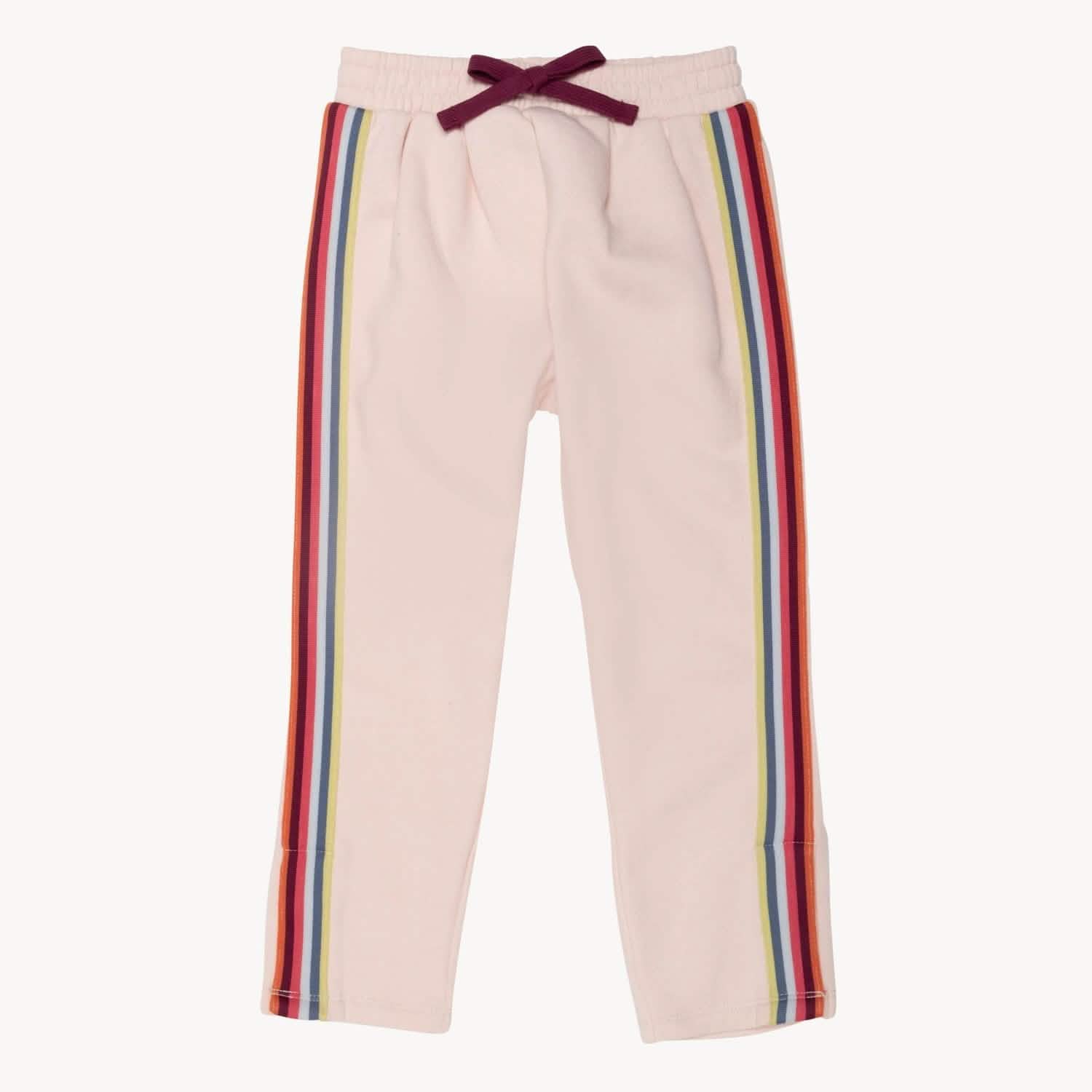 crystal pink cotton magnetic track pant