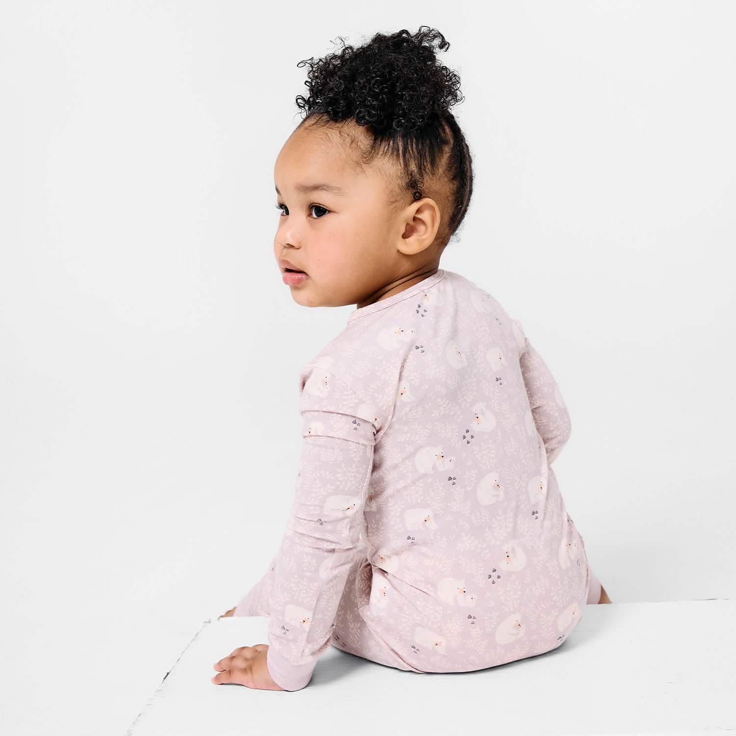 cuddle club modal magnetic no drama pajama kids long sleeve set