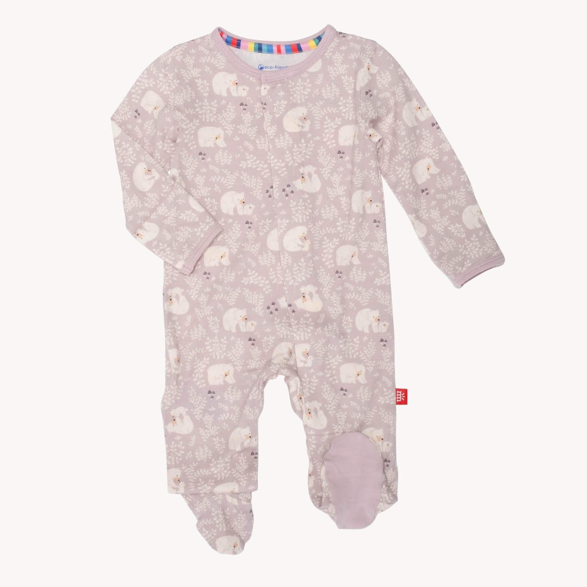 cuddle club modal magnetic parent favorite footie - re-loved