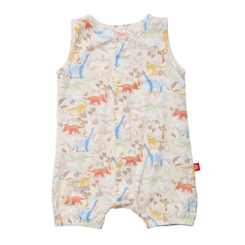 ext-roar-dinary modal magnetic sleeveless romper - re-loved