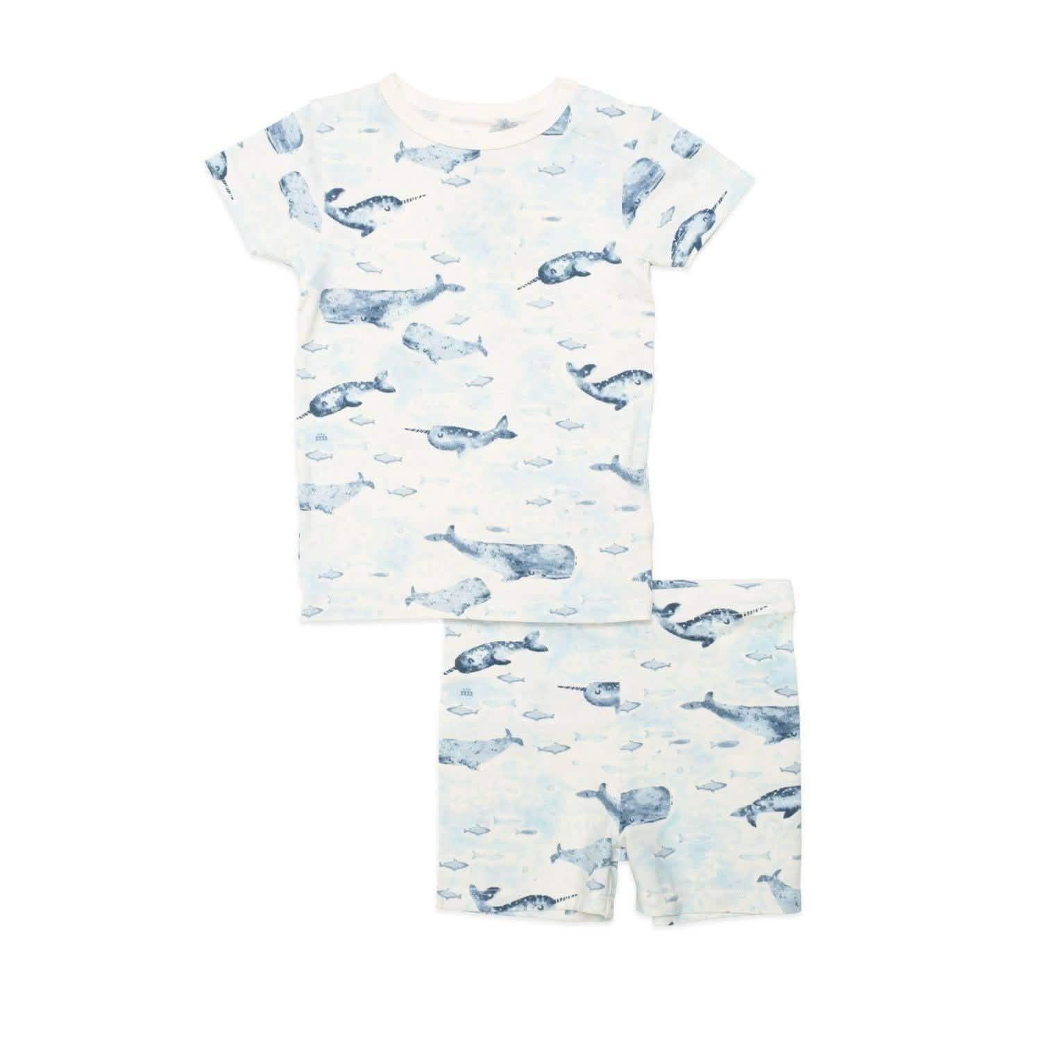 fanta-sea cove modal magnetic no drama toddler pajama shortie set - re-loved