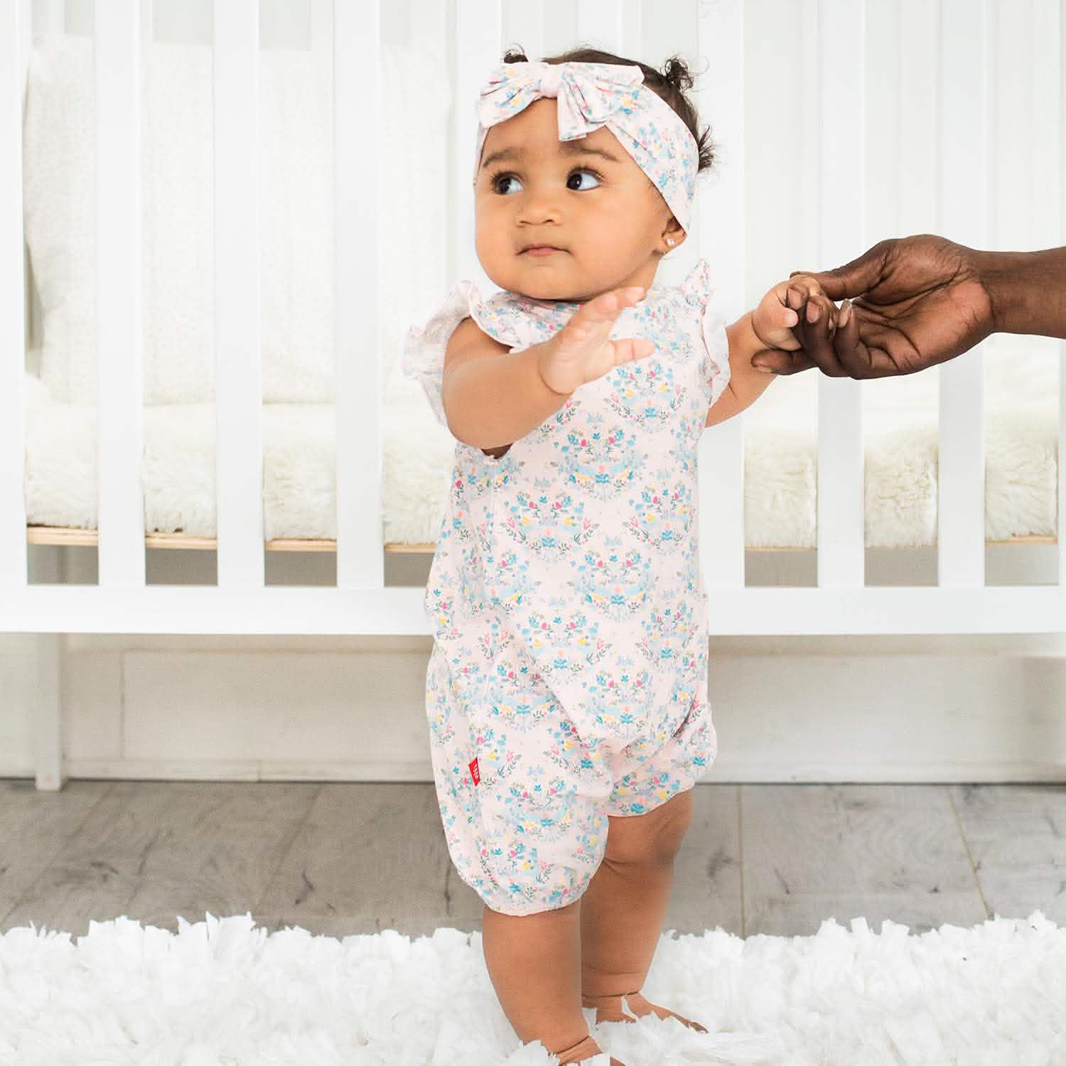 fleur de sea modal magnetic romper - re-loved