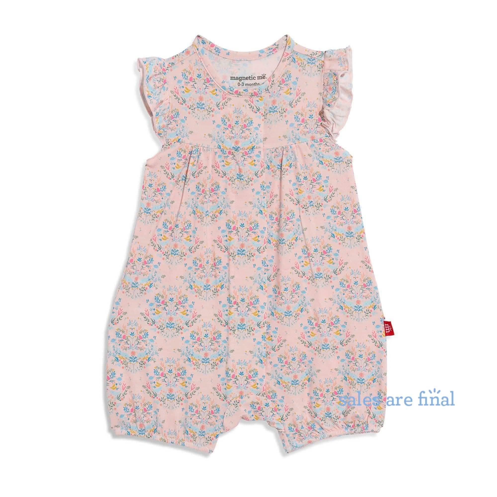 fleur de sea modal magnetic romper - re-loved