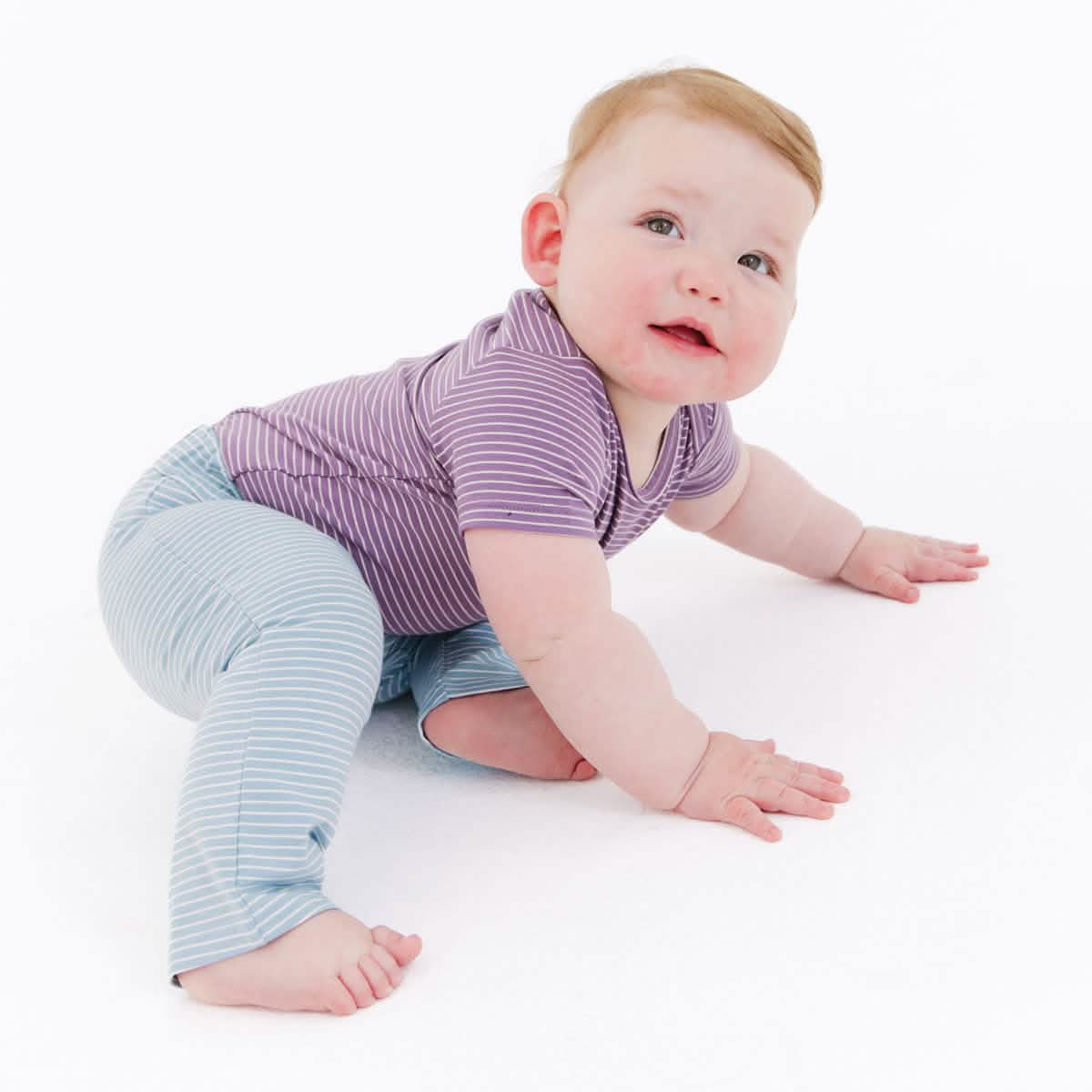 forget me not/ egret stripe cloudstretch™ pant