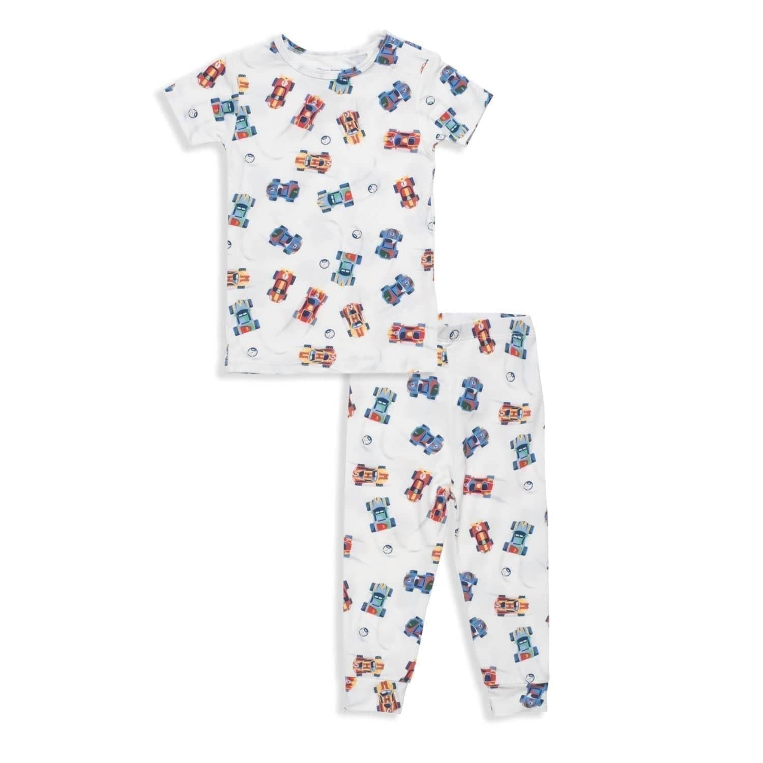 formula fun modal magnetic no drama toddler pajama short sleeve set - re-loved