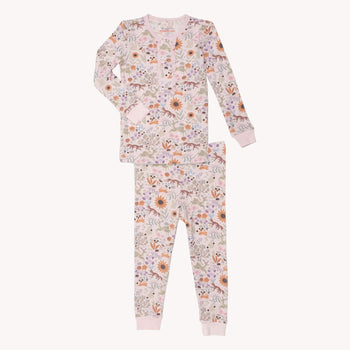 garden of dreams modal magnetic no drama pajama kids long sleeve set