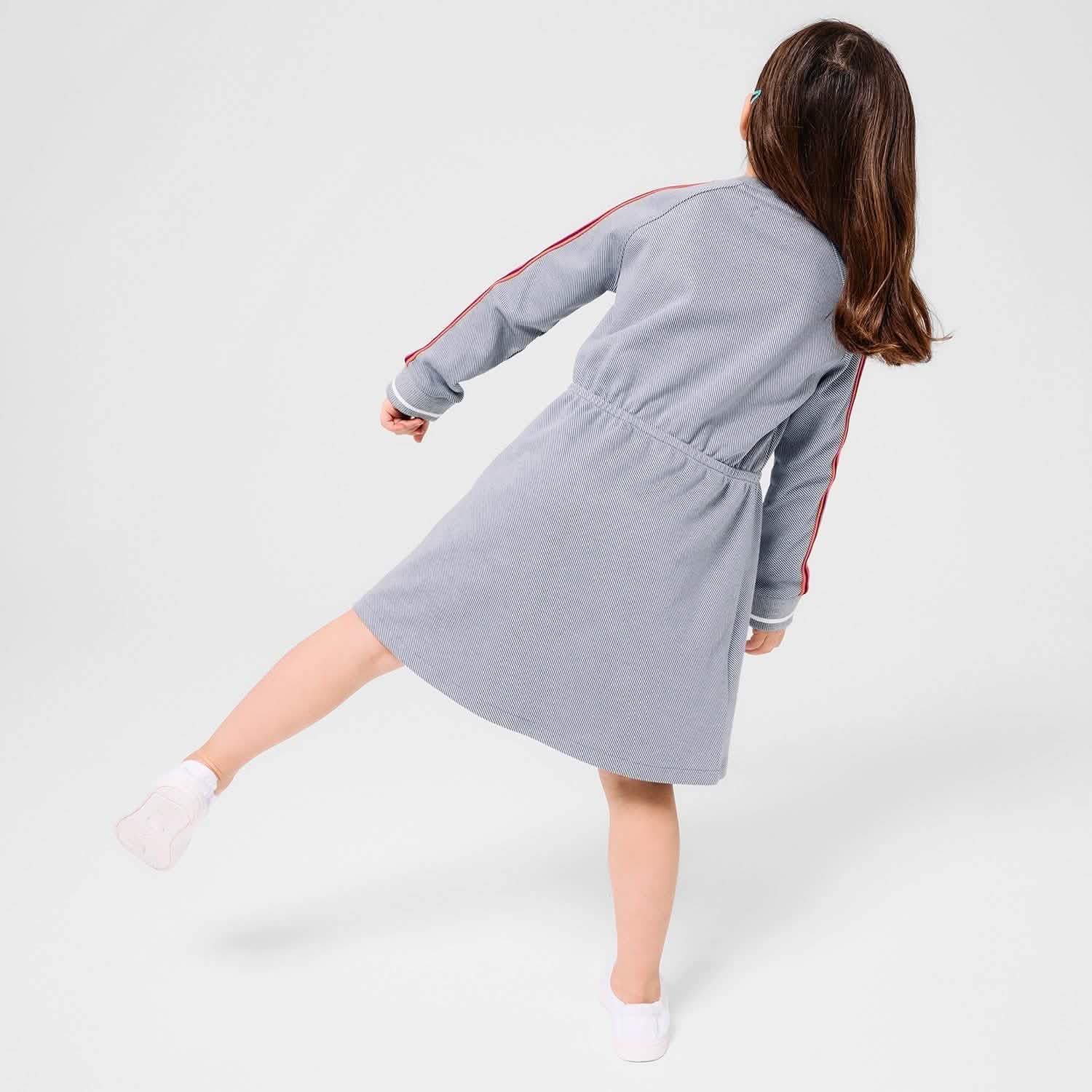 gray cotton magnetic easy peasy sporty dress